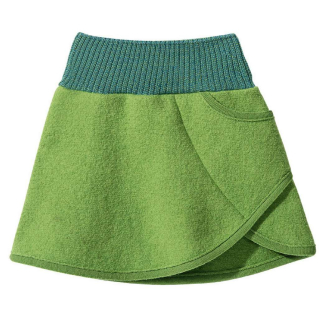 DISANA Dívčí sukně merino vlna zelená